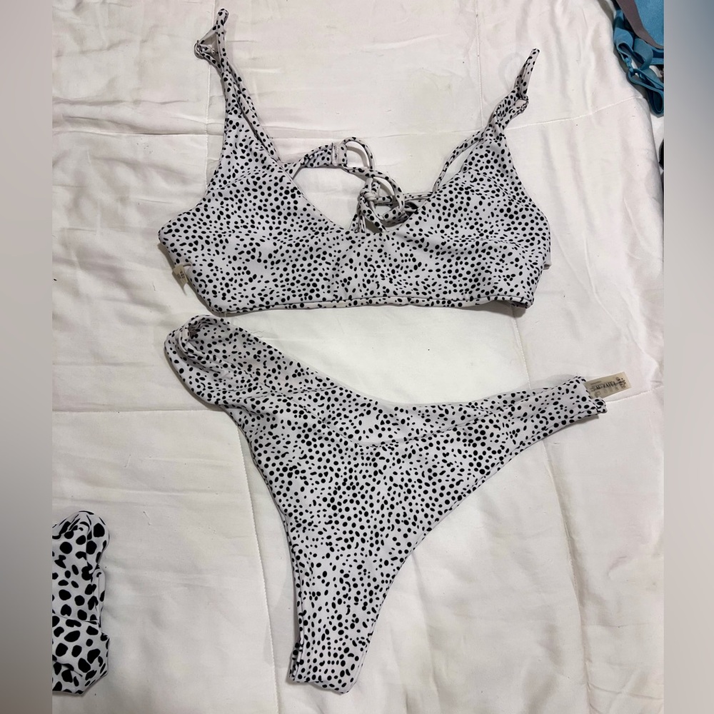 Polka dot bikini